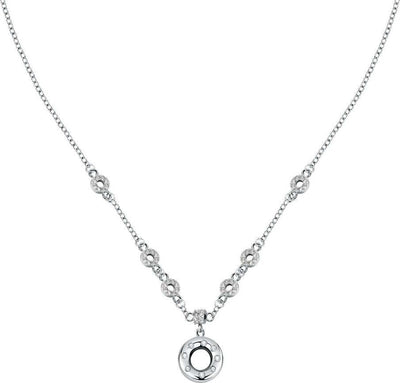 Collana-MORELLATO-donna-Bagliori-acciaio-/-cristalli-bianchi