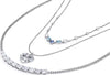 Collana-MORELLATO-donna-Colori-acciaio-/-cristalli-bianco