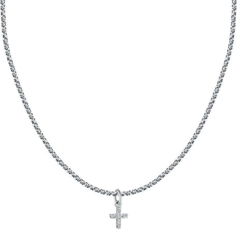 Collana-MORELLATO-donna-Drops-acciaio-/-croce