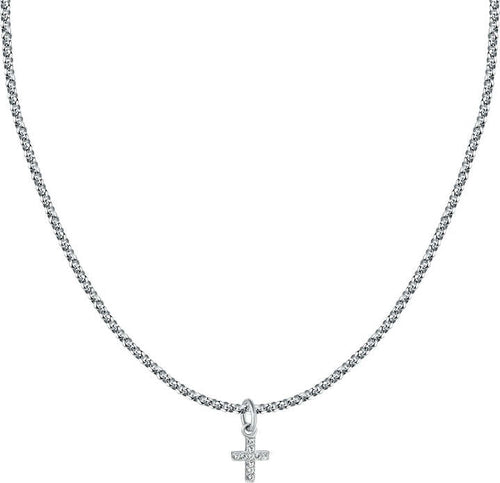 Collana-MORELLATO-donna-Drops-acciaio-/-croce