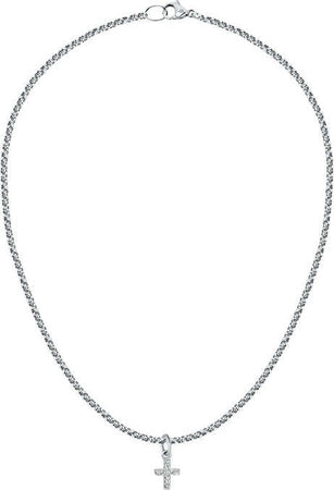 Collana-MORELLATO-donna-Drops-acciaio-/-croce