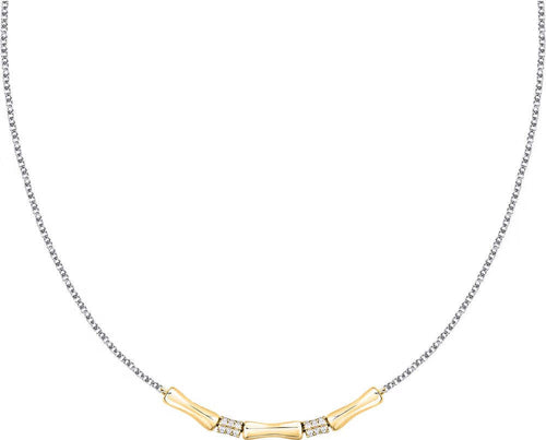 Collana-MORELLATO-donna-Essenza-argento-925-/-elementi-dorati