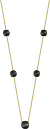 Collana-MORELLATO-donna-Gemma-argento-925-gold-/-nero