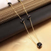 Collana-MORELLATO-donna-Gemma-argento-925-gold-/-nero