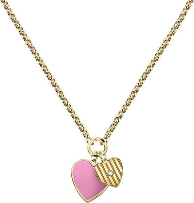 Collana-MORELLATO-donna-Incanto-acciaio-dorato-/-rosa