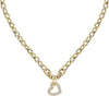 Collana-MORELLATO-donna-Incontri-acciaio-dorato-/-cuore