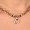 Collana-MORELLATO-donna-Incontri-acciaio-dorato-/-cuore