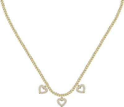 Collana-MORELLATO-donna-Incontri-dorata-con-cuori
