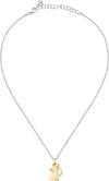 Collana-MORELLATO-donna-Mascotte-acciaio-/-Angelo-dorato