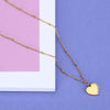 Collana-MORELLATO-donna-Mascotte-acciaio-dorato-/-cuore