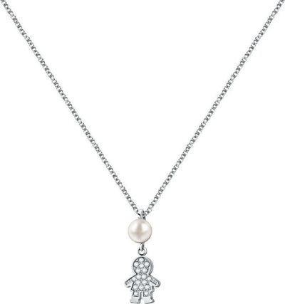 Collana-MORELLATO-donna-Perla-rosa-bambino---argento-925
