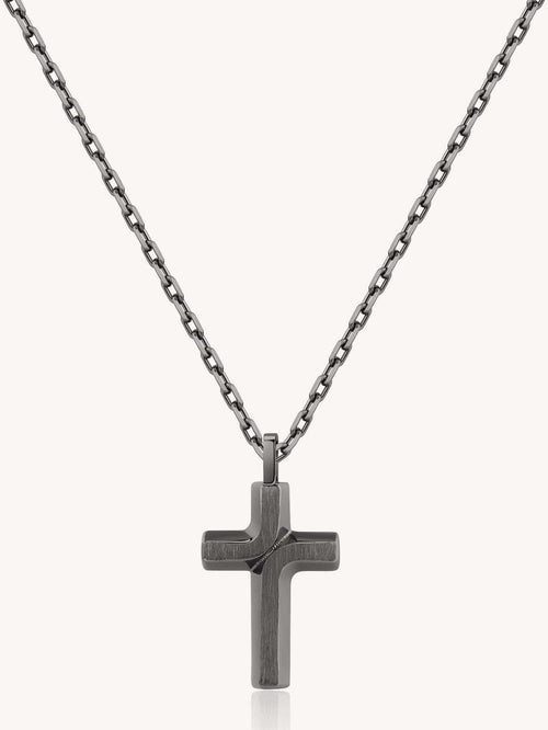 Collana Uomo Brosway Bbc06 Con Pendente Croce in Acciaio