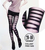 Collant-20-40-Den-Calze-Calza-Nero-Strappato-Ripped-Smagliato-Taglia-Unica