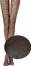 Collant-Dupu-Mod.-504-1-Strass-Multicolour-Sulla-Gamba-Microrete-Elasticizzata