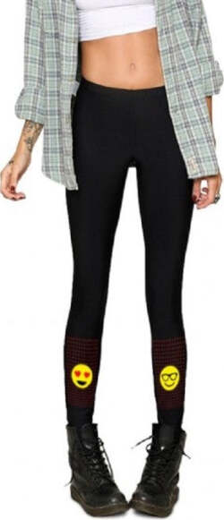 Collant Pantacollant Nero 80 Den Taglia Unica Tendenza Con Fantasia Stampa Emoji Moda/Donna/Abbigliamento/Calze e collant/Collant e calzamaglie Trade Shop italia - Napoli, Commerciovirtuoso.it