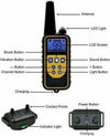 COLLARE-800M-IMPERMEABILE-TELECOMANDO-CANI-SCOSSA-ELETTRICO-ADDESTRAMENTO-LCD