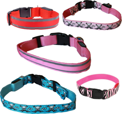 Collare Per Cane Cani A Led Luminoso Sicurezza Led Notturno Clip Fantasia Tg.l Prodotti per animali domestici/Cani/Collari imbracature e guinzagli/Collari/Collari standard Trade Shop italia - Napoli, Commerciovirtuoso.it