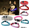 Collare-Per-Cane-Cani-A-Led-Luminoso-Sicurezza-Led-Notturno-Clip-Fantasia-Tg.l