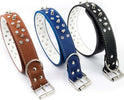 Collare-Per-Cane-Cani-Borchiato-A-Punta-Brillantinato-Taglia-Media-Grande