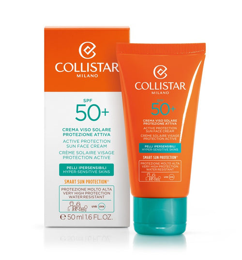 COLLISTAR crema viso solare protezione attiva pelli ipersensibili 50 SPF 50ml