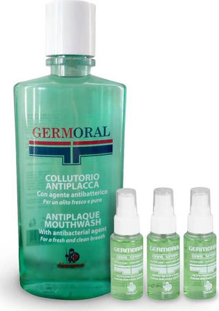 Collutorio Antiplacca con agente antibatterico GermOral colluttorio formato spray tascabile GERMO Colluttorio Salute e Prevenzione - Barletta, Commerciovirtuoso.it