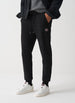 Colmar Pantalone in felpa uomo nero in cotone con coulisse e logo laterale