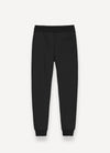Colmar Pantalone in felpa uomo nero in cotone con coulisse e logo laterale