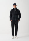 Colmar Pantalone in felpa uomo nero in cotone con coulisse e logo laterale
