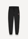 Colmar Pantalone in felpa uomo nero in cotone con coulisse e logo laterale