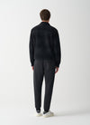 Colmar Pantalone in felpa uomo nero con taschino posteriore e coulisse