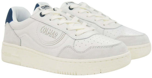 Colmar Sneakers Uomo In Pelle Bianche AUSTIN LOOK 040 White/Denim