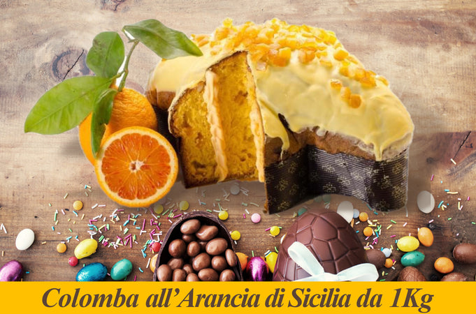 Colomba Artigianale con Crema di Arancia Di Sicilia