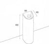 Colonna a Pavimento per Lavabo Vitra S50 Fai da te/Attrezzature per cucine e bagni/Attrezzature per bagni/Lavandini bagno/Lavabi Ogomondo - Martina Franca, Commerciovirtuoso.it