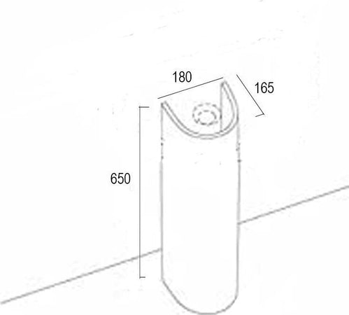 Colonna a Pavimento per Lavabo Vitra S50 Fai da te/Attrezzature per cucine e bagni/Attrezzature per bagni/Lavandini bagno/Lavabi Ogomondo - Martina Franca, Commerciovirtuoso.it