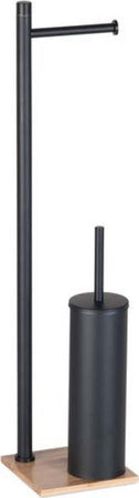 Colonna-attrezzata-WC-Gedy-TA32-41-TANIA-Bamboo-e-Nero