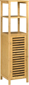 Colonna-Bagno-Armadietto-Bagno-in-Bambù-con-2-Ripiani-Aperti-e-Armadietto-a-2-Livelli,-32.9x29.9x120-cm-ET8834-467ET8