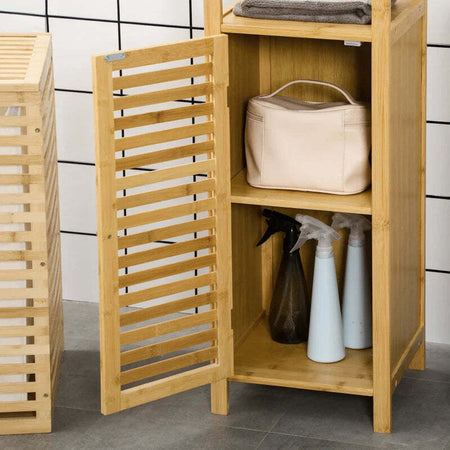 Colonna-Bagno-Armadietto-Bagno-in-Bambù-con-2-Ripiani-Aperti-e-Armadietto-a-2-Livelli,-32.9x29.9x120-cm-ET8834-467ET8