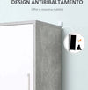 Colonna-Bagno-con-2-Armadietti-e-2-Vani-Aperti-in-Legno-Effetto-Cemento,-30x30x180cm-TY7834-379TY7
