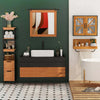 Colonna-Bagno-con-2-Cassetti-e-3-Vani-Aperti-in-Legno-MDF-e-Bambù-30x30x144.3-cm-YH2834-208YH2