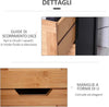 Colonna-Bagno-con-2-Cassetti-e-3-Vani-Aperti-in-Legno-MDF-e-Bambù-30x30x144.3-cm-YH2834-208YH2