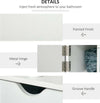 Colonna-Bagno-con-2-Ripiani-e-2-Armadietti,-Mobile-Alto-Salvaspazio-15.2x29.8x118-cm,-Bianco-ER9834-456ER9