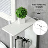 Colonna-Bagno-con-2-Ripiani-e-2-Armadietti,-Mobile-Alto-Salvaspazio-15.2x29.8x118-cm,-Bianco-ER9834-456ER9