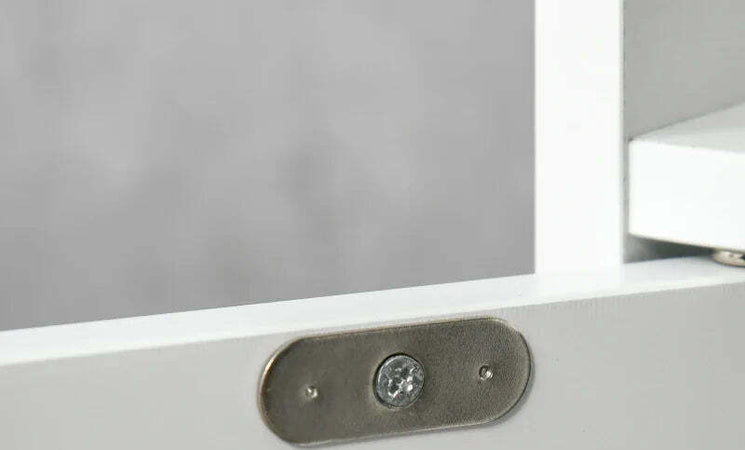 Colonna-Bagno-con-2-Ripiani-e-2-Armadietti,-Mobile-Alto-Salvaspazio-15.2x29.8x118-cm,-Bianco-ER9834-456ER9