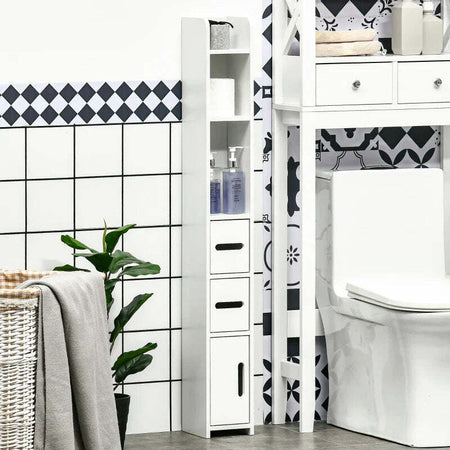 Colonna-Bagno-con-Mensole-e-Armadietti,-Mobile-Alto-Salvaspazio-in-Legno-15x17x120cm,-Bianco-FG1834-457FG1