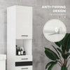 Colonna-Bagno-in-MDF-con-Ripiano-Aperto,-Cassetto-e-Armadietto-Chiuso,-37x32.5x170-cm,-Bianco-TG8834-633V00WTTG8