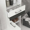 Colonna-Bagno-in-MDF-con-Ripiano-Aperto,-Cassetto-e-Armadietto-Chiuso,-37x32.5x170-cm,-Bianco-TG8834-633V00WTTG8
