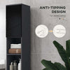 Colonna-Bagno-in-Truciolato-con-2-Ripiani-Aperti-e-2-Armadietti-a-2-Livelli,-30x30x183-cm,-Nero-e-Grigio-RF8834-628V80BKRF8