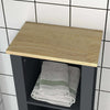 Colonna-Bagno-Salvaspazio-con-Armadietto-e-3-Ripiani-Aperti-in-Legno,-34x23x165cm,-Grigio-VB5834-586V00GYVB5