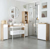 Colonna-bagno,-Scaffale-Bagno-Salvaspazio-in-Legno,-Mobiletto-a-Colonna-con-Ripiani,-Armadietto-e-Cassetto,-Bianco,-32.6x30x171.2cm-RF6834-318RF6