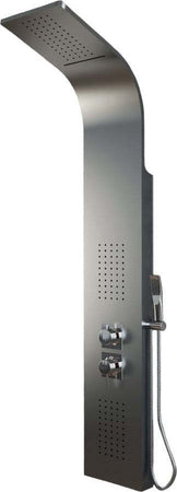 Colonna Doccia 001 4 Funzioni Acciaio Inox Getto A Cascata 2 Bocchette Idro Lombari L20xP44xH140 Fai da te/Attrezzature per cucine e bagni/Attrezzature per bagni/Docce e componenti doccia/Filtri supporti e soffioni doccia/Docce fisse Ogomondo - Martina Franca, Commerciovirtuoso.it
